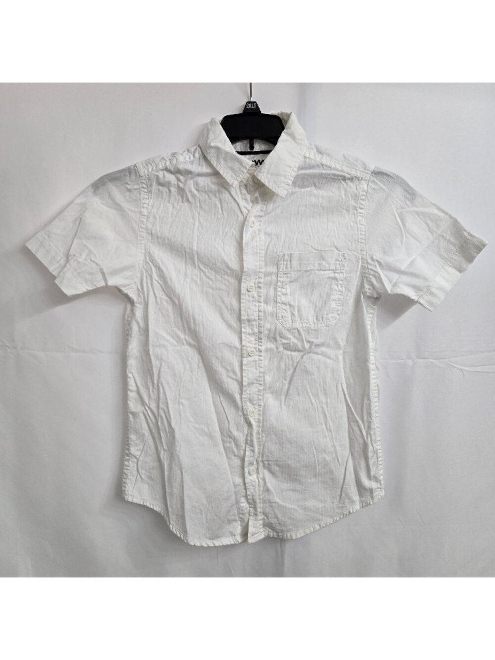 Boys Tony Hawk Button Down Shirt Size Small White Collared